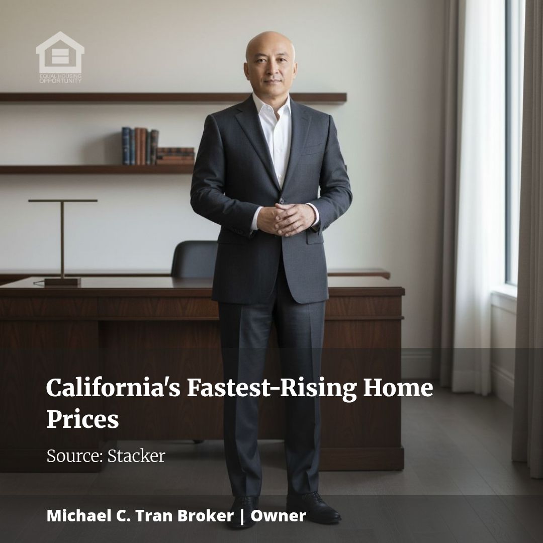 Cities with the fastest-growing home prices in California